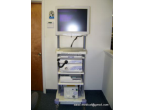 Olympus cv-160 complete video endoscopy system on tower
